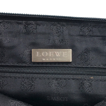LOEWE Logo Shoulder bag Black Vintage eck8fg