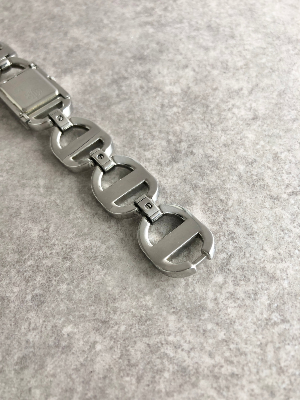 Christian Dior Quartz Watch Silver D78-109 Vintage esyj68
