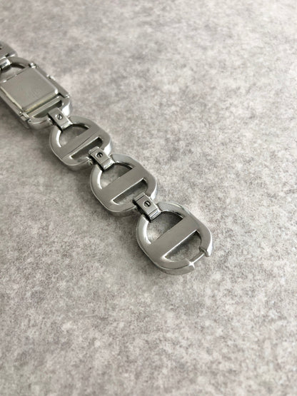 Christian Dior Quartz Watch Silver D78-109 Vintage esyj68