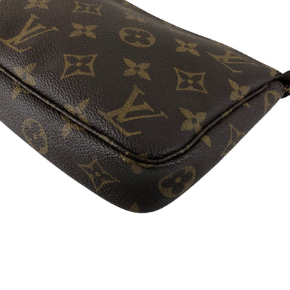 LOUIS VUITTON Monogram Small Handbag Shoulder bag Brown Vintage 523ina
