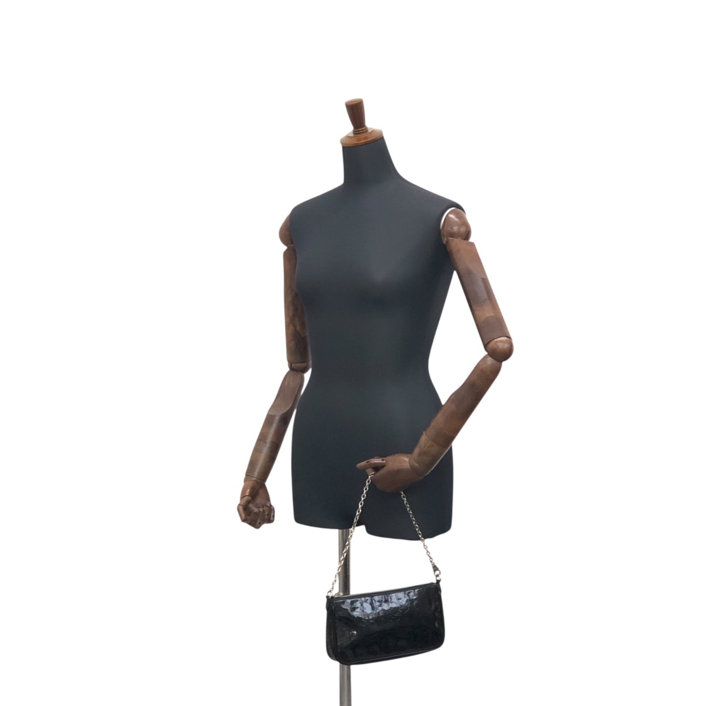 Christian Dior Trotter Small Chain Handbag Black Vintage 5zy6xf