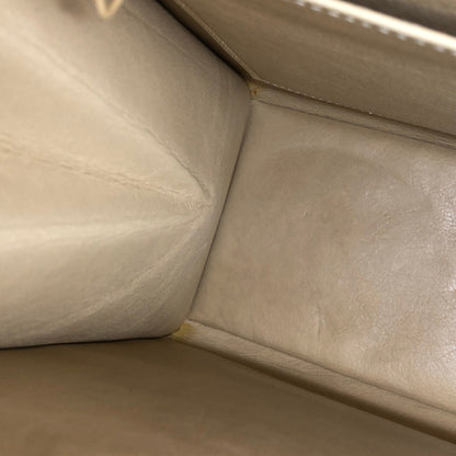 CELINE Gancini Handbag Beige Vintage fz83cr