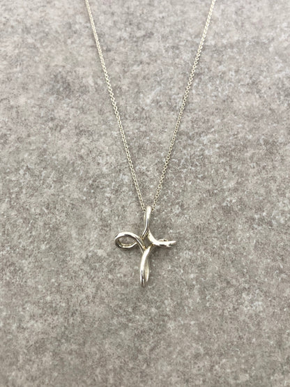 Tiffany & Co. SILVER925 Necklace Silver Vintage mdbwzi