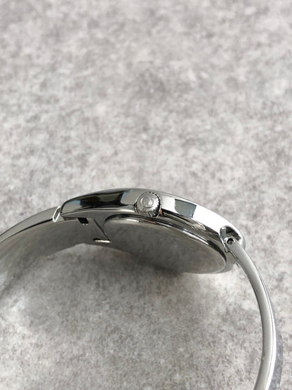 GUCCI Logo Quartz Watch Silver 6700L Vintage ypagh4