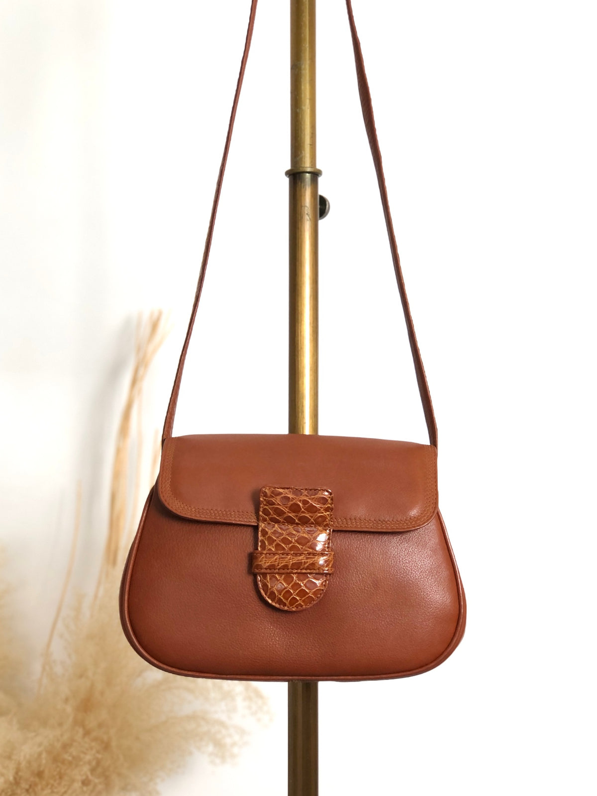 LOEWE Shoulder bag Brown Vintage x6g5se