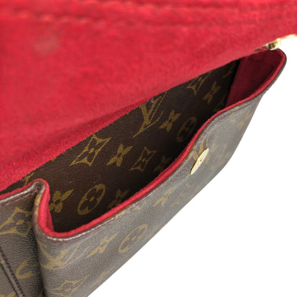 LOUIS VUITTON Monogram Handbag Brown M51161 Vintage bfxwva