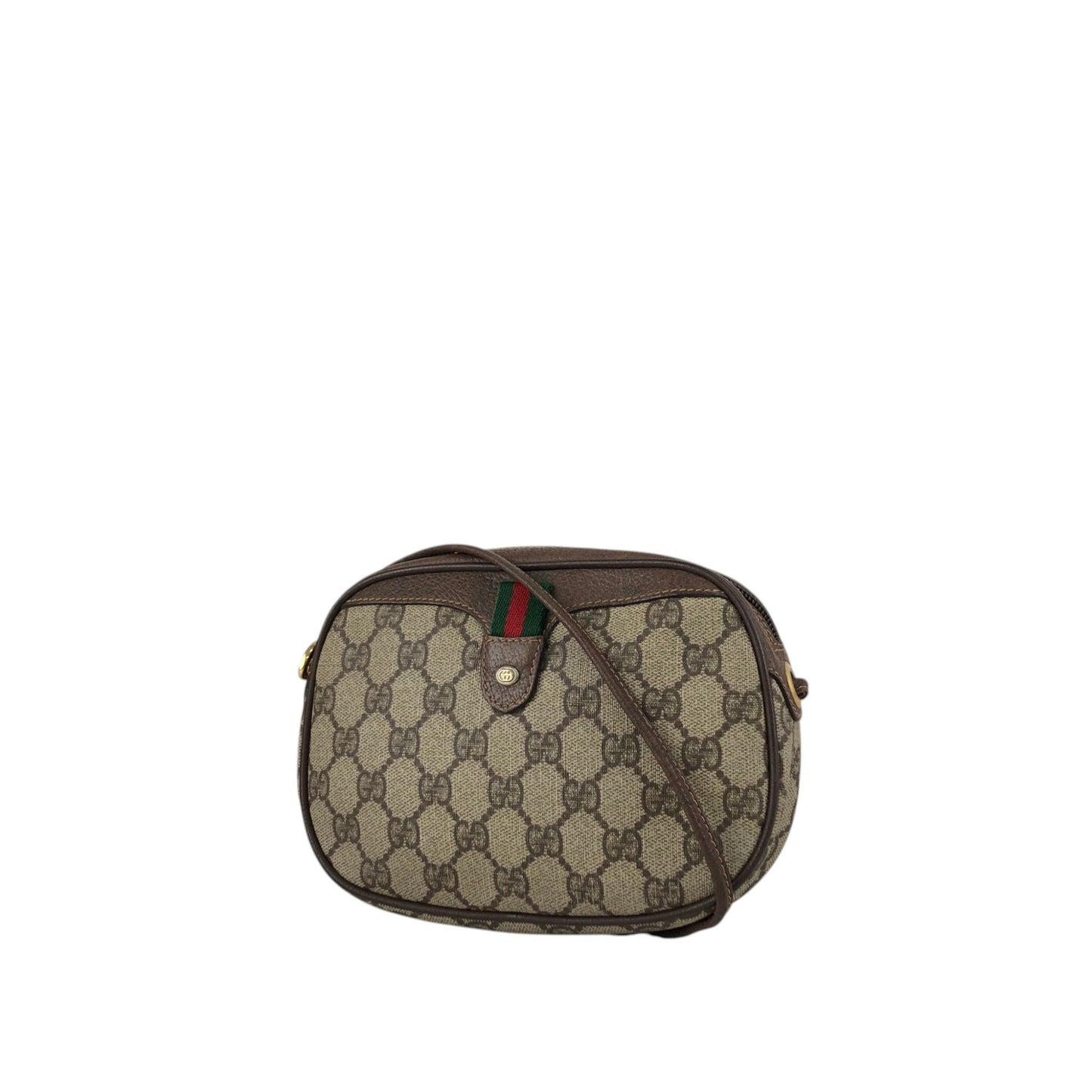 GUCCI GG Pattern Shoulder bag Brown Vintage kr4ygb