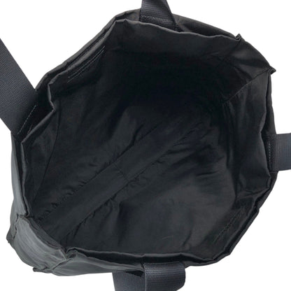 PRADA Tessuto Triangle Logo Totebag Black Vintage cxjc8u