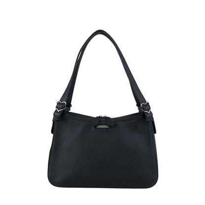 Yves Saint Laurent Logo Shoulder bag Black Vintage 2mp2vx