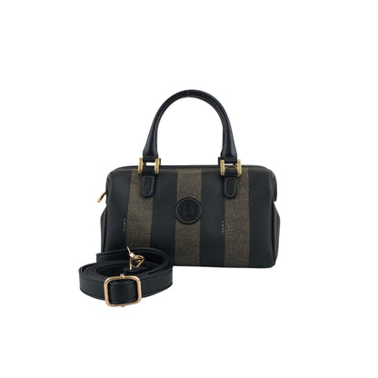 FENDI Pecan Two-way Small Handbag Shoulder bag Black Vintage pca6y8