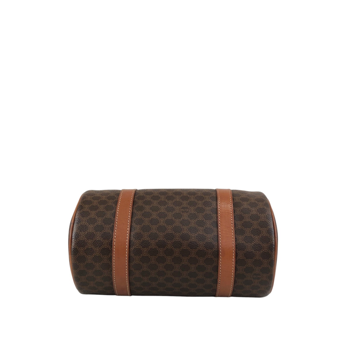 CELINE Macadam Blason Handbag Brown Vintage vph6bt