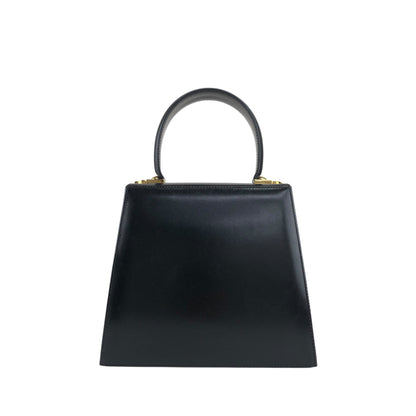 Salvatore Ferragamo Gancini Two-way Handbag Shoulder bag Black Vintage vbbuay