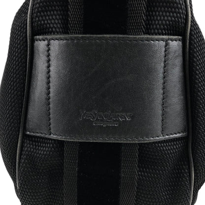 Yves Saint Laurent YSL Logo Shoulder bag Black Vintage p87tb5
