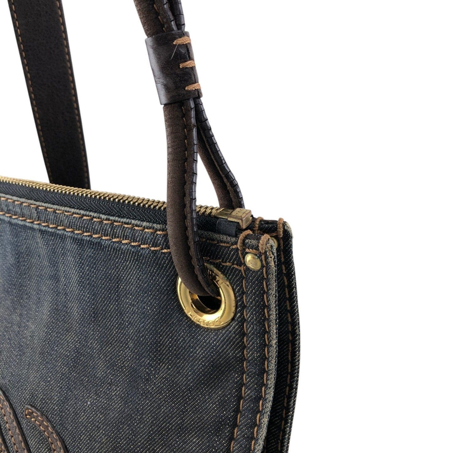 LOEWE Anagram Shoulder bag Indigo Vintage n8xae3