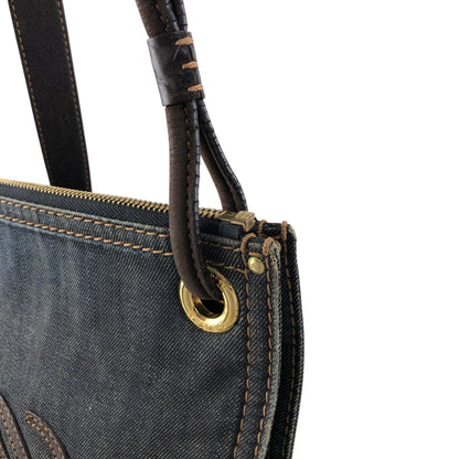 LOEWE Anagram Shoulder bag Indigo Vintage n8xae3