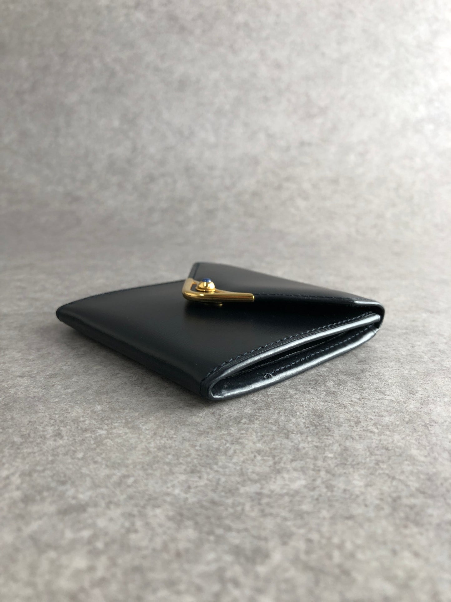 Cartier Coin Purse Black Vintage f2egru