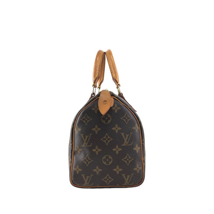 LOUIS VUITTON Monogram Small Boston bag Handbag Brown Vintage szn2aw