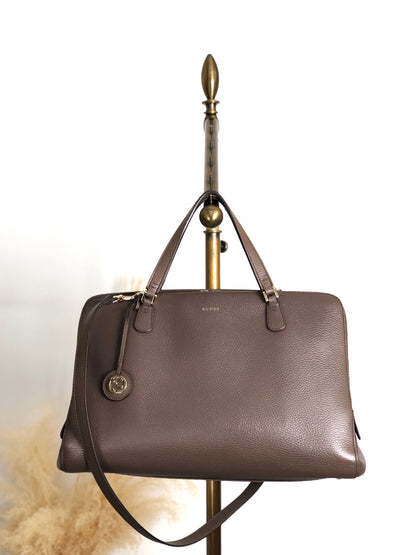 GUCCI Interlocking Two-way Handbag Shoulder bag Brown Vintage 8v35mj