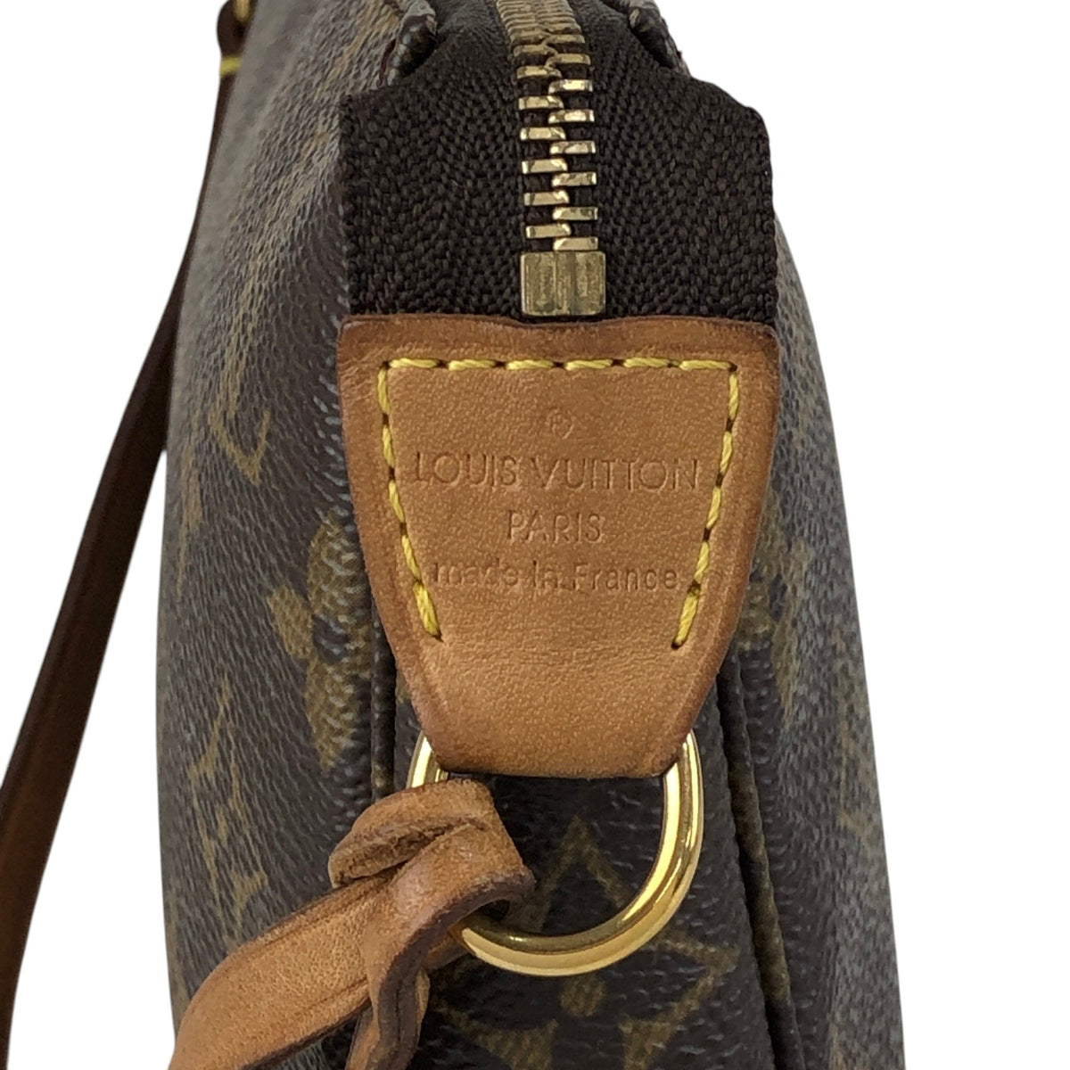LOUIS VUITTON Monogram Small Handbag Brown M51980 Vintage 3w2pzj