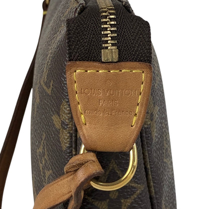 LOUIS VUITTON Monogram Small Handbag Brown M51980 Vintage 3w2pzj
