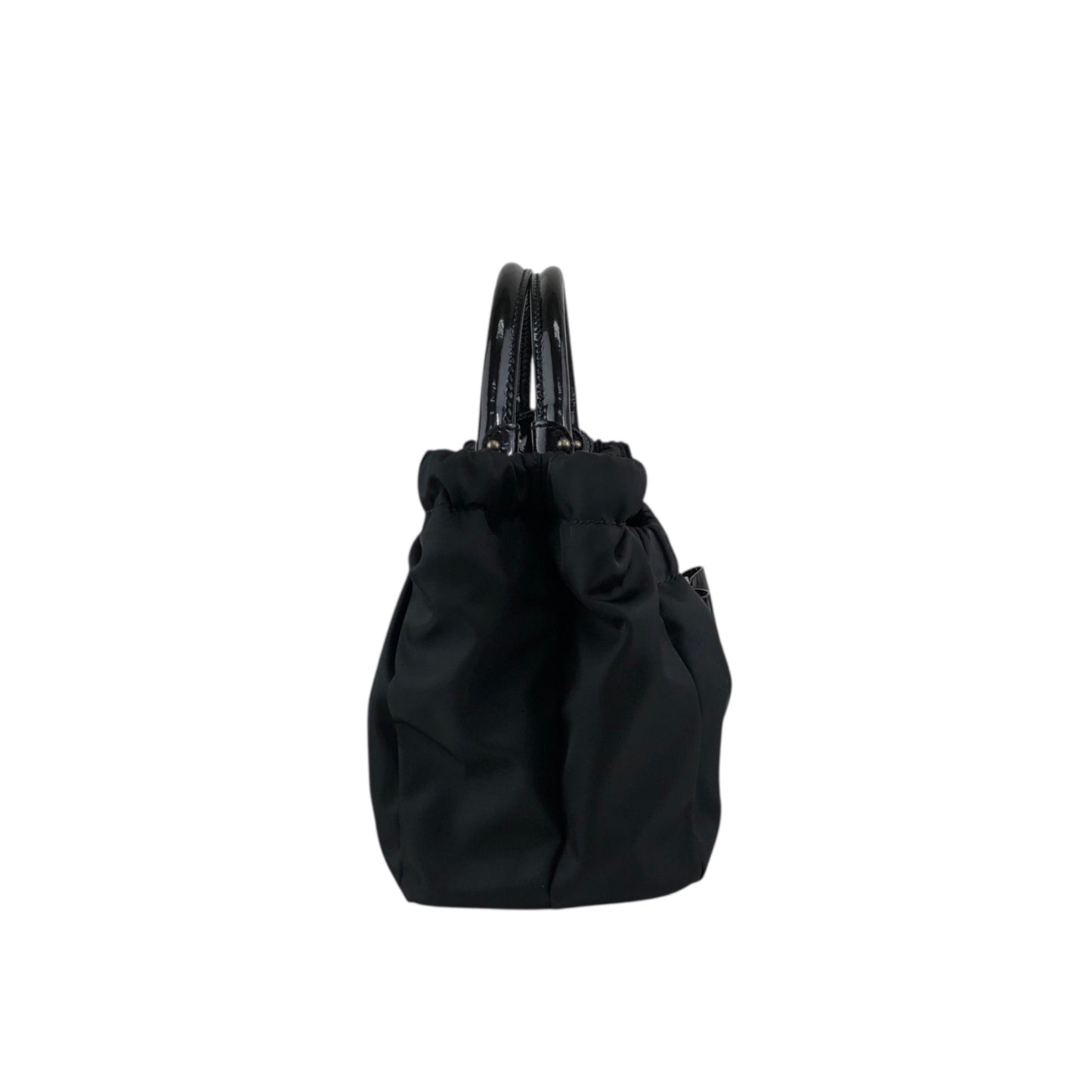 Salvatore Ferragamo Gancini Two-way Handbag Shoulder bag Black Vintage uazc8j