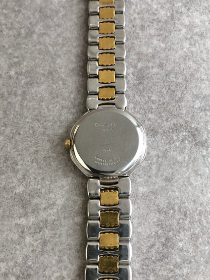 Christian Dior Quartz Watch Gold×Silver 40.203 Vintage 45bvr8