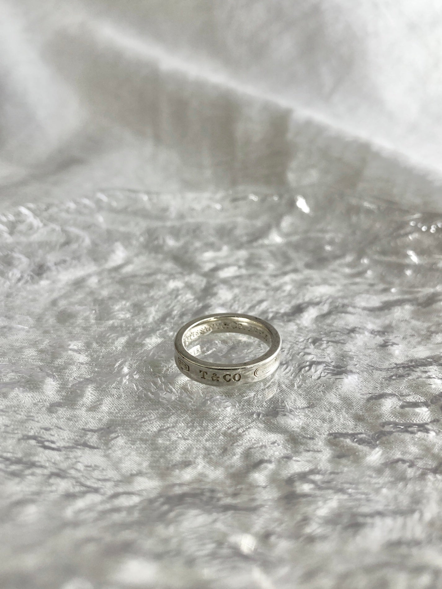 Tiffany & Co. SILVER925 Ring Silver Vintage 3wmzx7