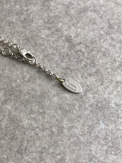 Vivienne Westwood Necklace Silver Vintage imxs8r