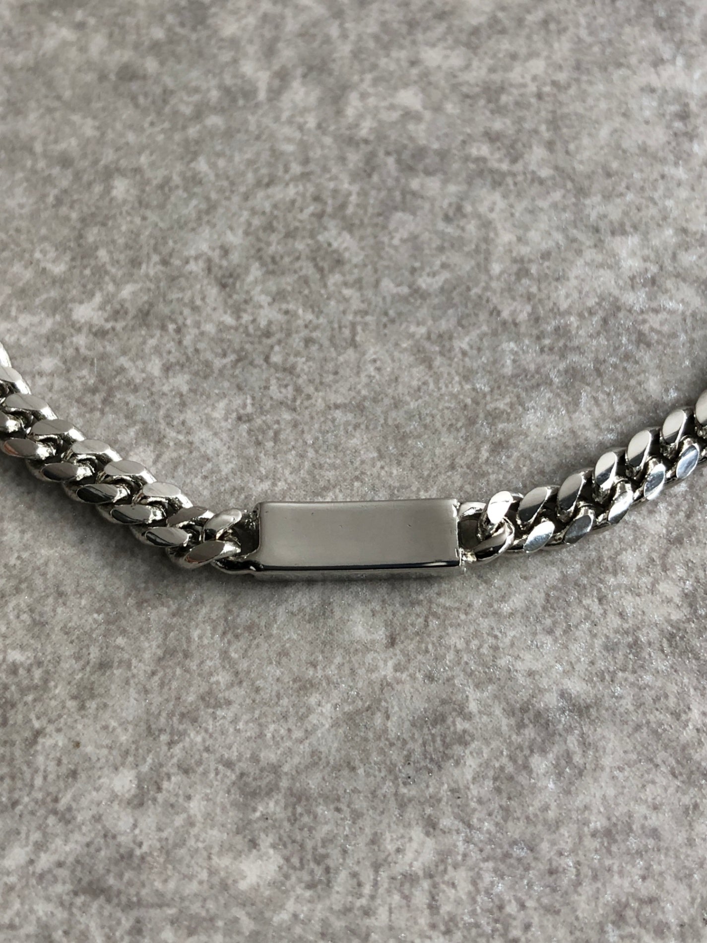 Christian Dior Logo Motif Bracelet Silver Vintage h56tec