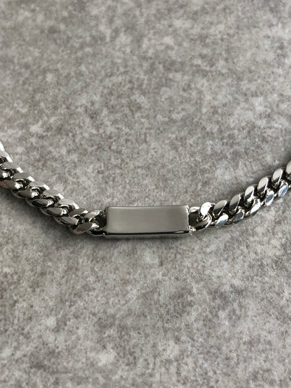 Christian Dior Logo Motif Bracelet Silver Vintage h56tec