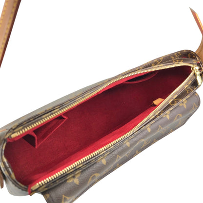 LOUIS VUITTON Monogram Shoulder bag Viva-Cité MM M51164 Brown Vintage w5ixn2