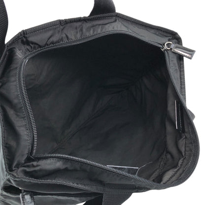 PRADA Tessuto Triangle Logo Totebag Black Vintage gc7j3j