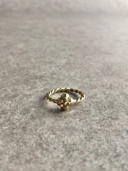 CHANEL Ring Gold Vintage jzbu5f
