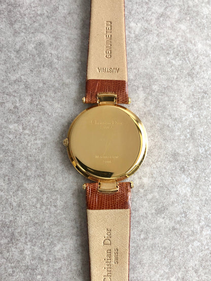 Christian Dior Watch Brown 3006 Vintage kkbdfr