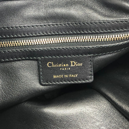 Christian Dior Logo Motif Shoulder bag Black Vintage fudavv