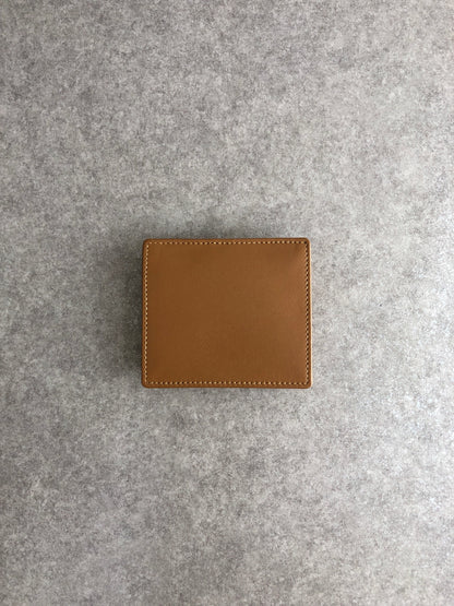 CELINE Macadam Coin Purse Brown Vintage 8a3g8d