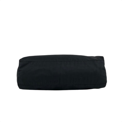 PRADA Tessuto Triangle Logo Totebag Black Vintage rsxruc