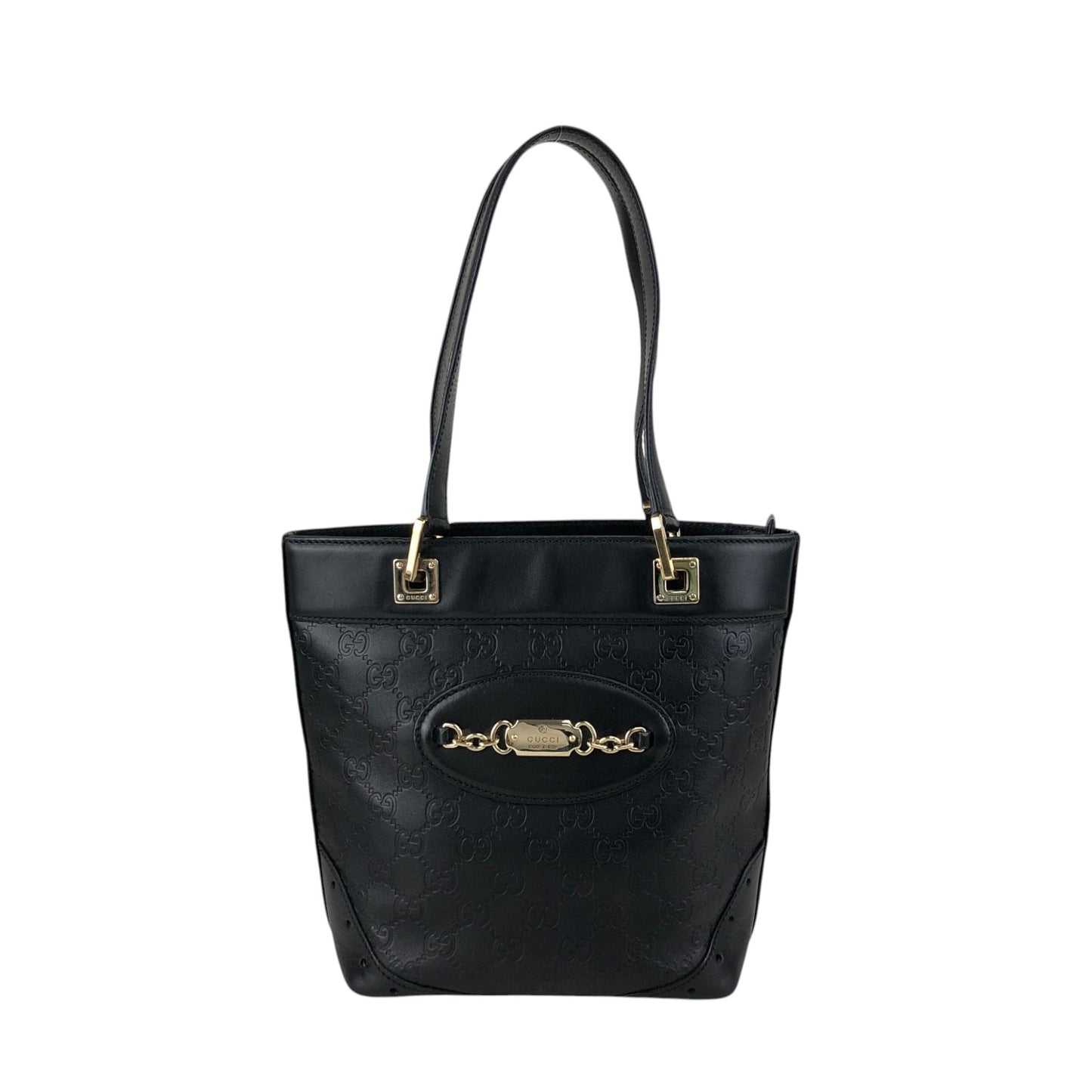 GUCCI Totebag Black 145994 Vintage gfpgkn