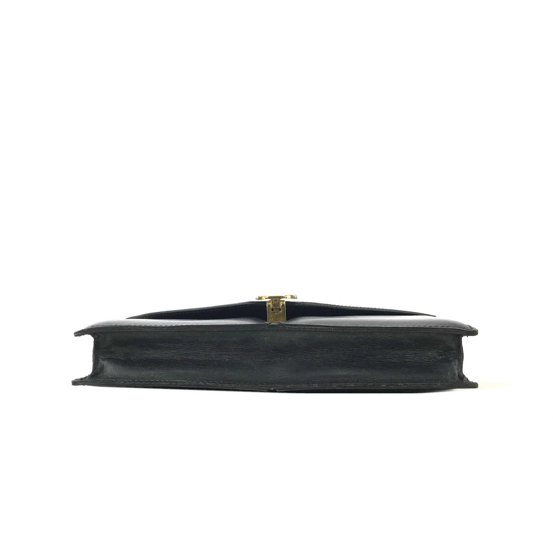 CELINE Triomphe Leather Chain Shoulder bag Dark Green Vintage 6xhzxe –  VintageShop solo