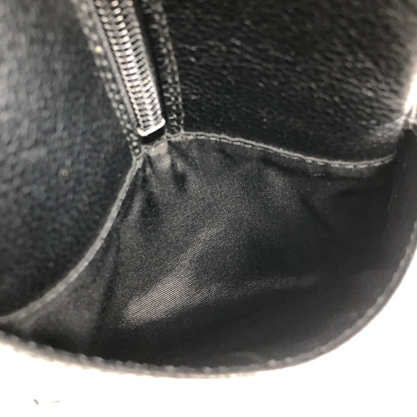 Yves Saint Laurent YSL Logo Leather Handbag Boston bag Black Vintage vmt4zv
