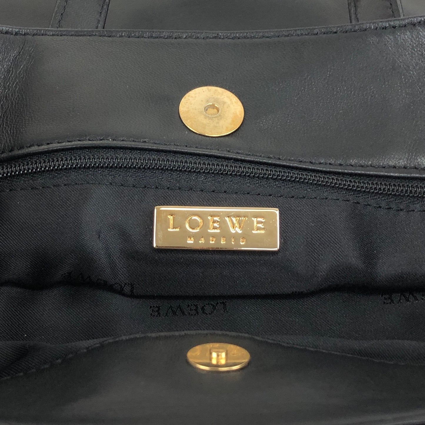 LOEWE Anagram Totebag Black Vintage zi47f6