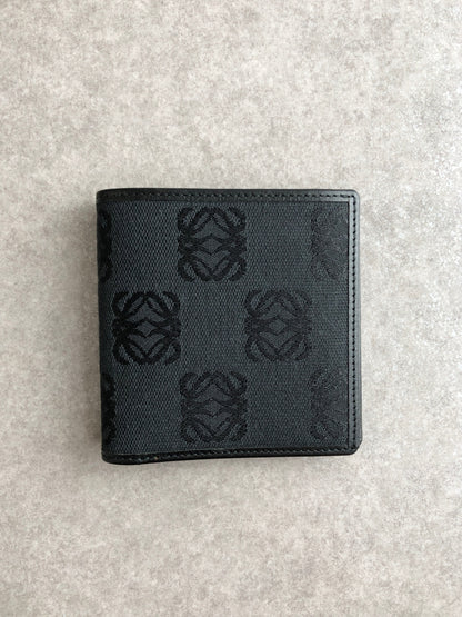 LOEWE Anagram Folded Wallet Black Vintage rxfn4n