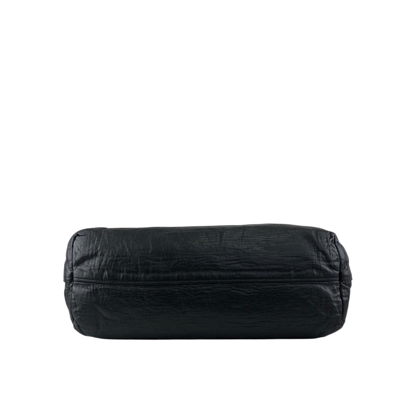 PRADA Logo Two-way Handbag Shoulder bag Black Vintage ctcsm5