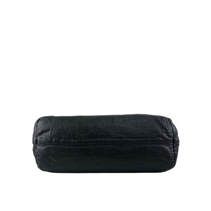 PRADA Logo Two-way Handbag Shoulder bag Black Vintage ctcsm5