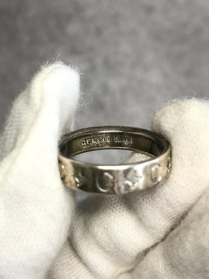 CELINE Ring Silver Vintage a56ptn
