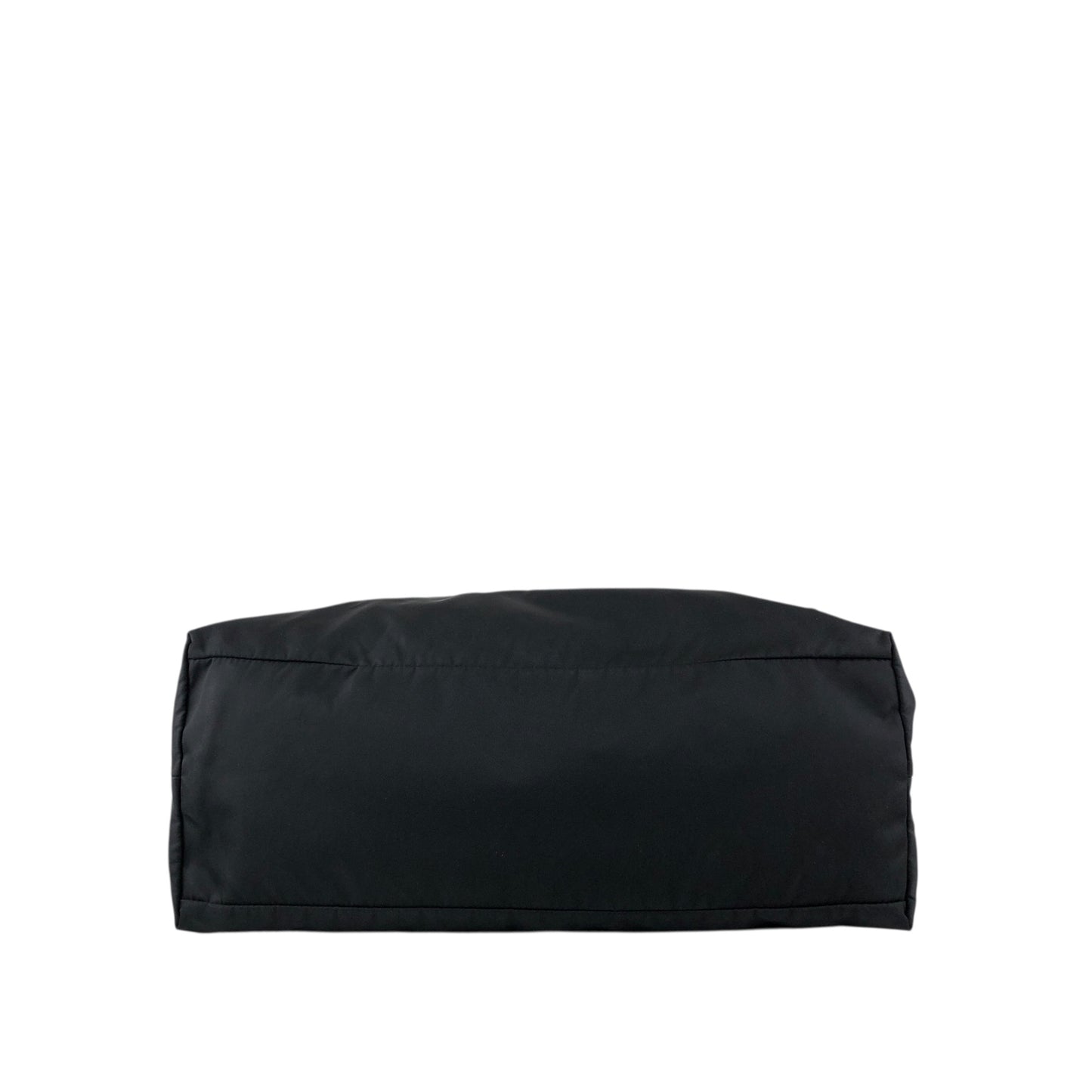 PRADA Tessuto Triangle Logo Two-way Handbag Shoulder bag Black Vintage 4s54ei