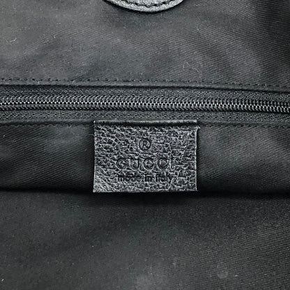 GUCCI Logo Shoulder bag Handbag Black Vintage nwnyi4