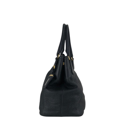 PRADA Logo Totebag Black Vintage fpj5iw