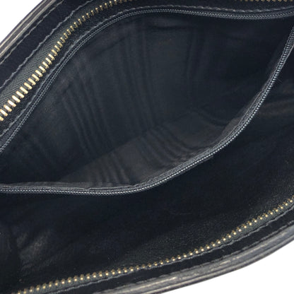 CELINE Macadam Clutch bag Black Vintage 82eut6