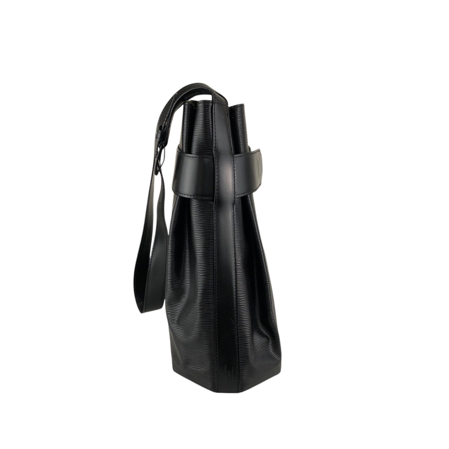 LOUIS VUITTON Epi Shoulder bag Black Vintage st4rdc